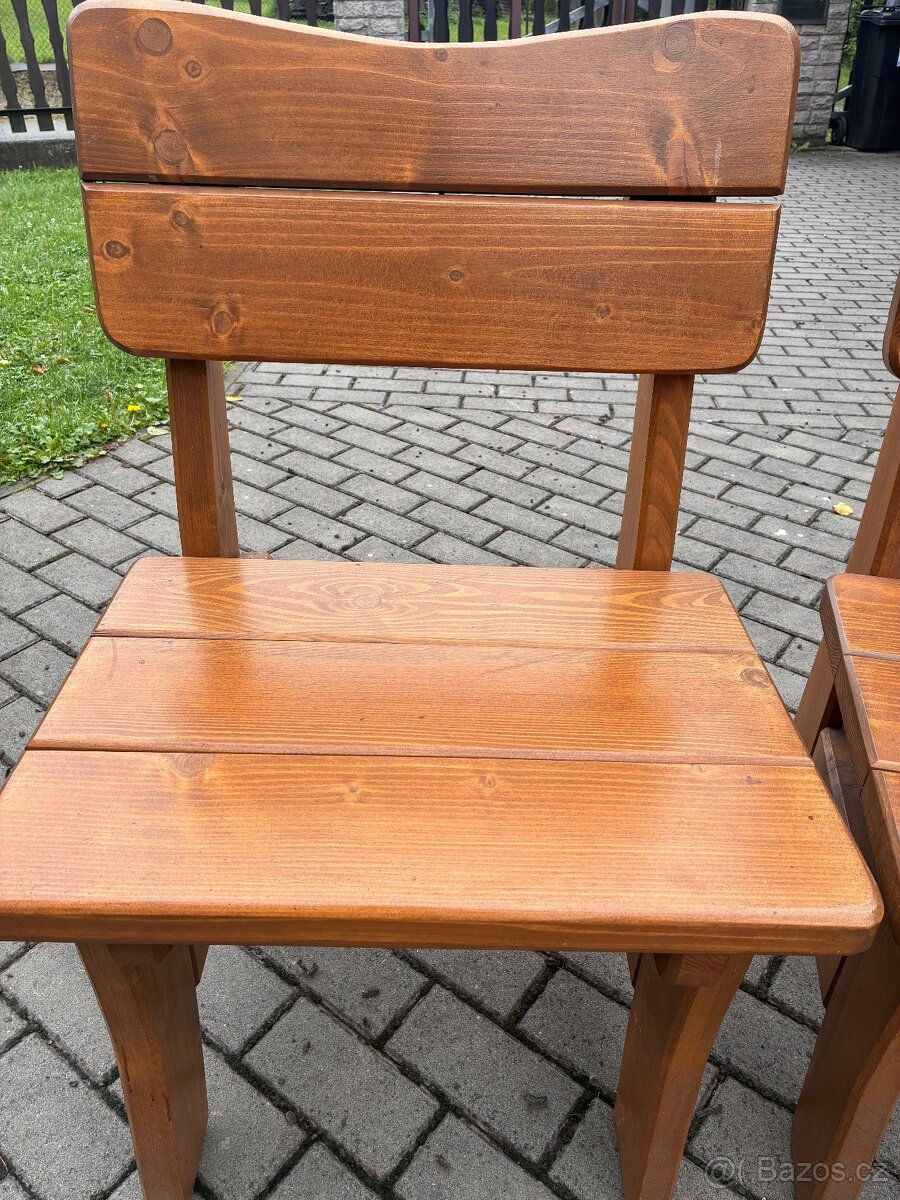 Zahradní židle masiv - 2