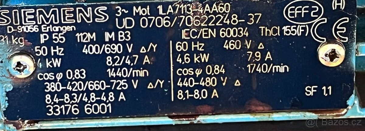 Vývěva DVL, podstavec a elektromotor - 2