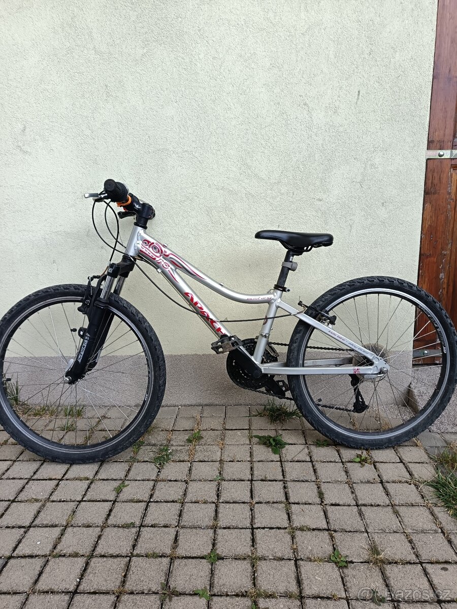Dětské kolo 24 stříbrné - 2