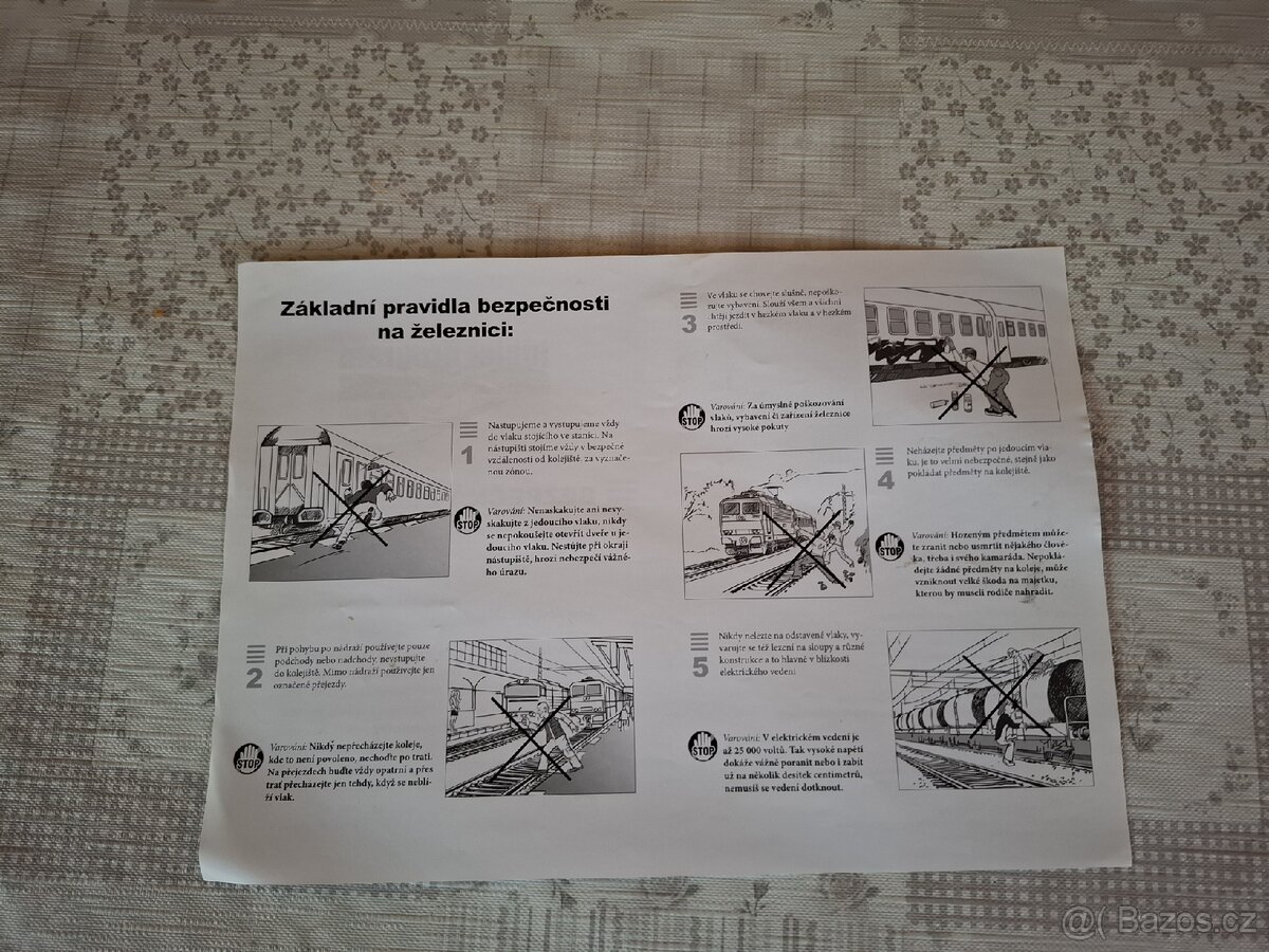 Leták ČD Junior program – Bezpečná železnice - 2