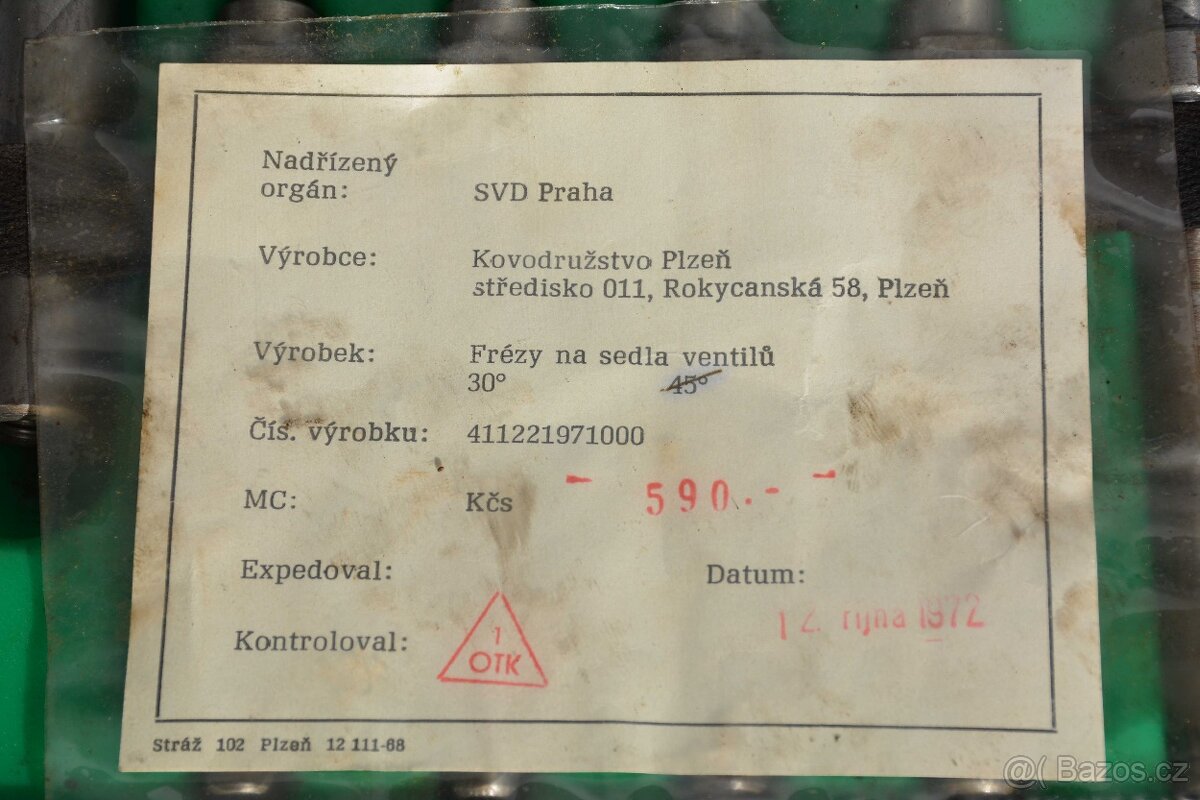 Prodám sadu fréz na ventilová sedla - 2