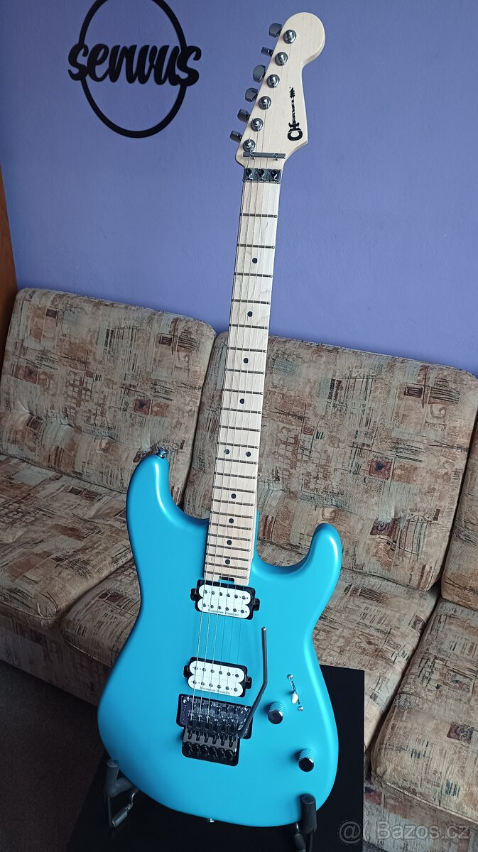Charvel Pro-Mod San Dimas Style 1 HH FR M Matte Blue Frost - 2