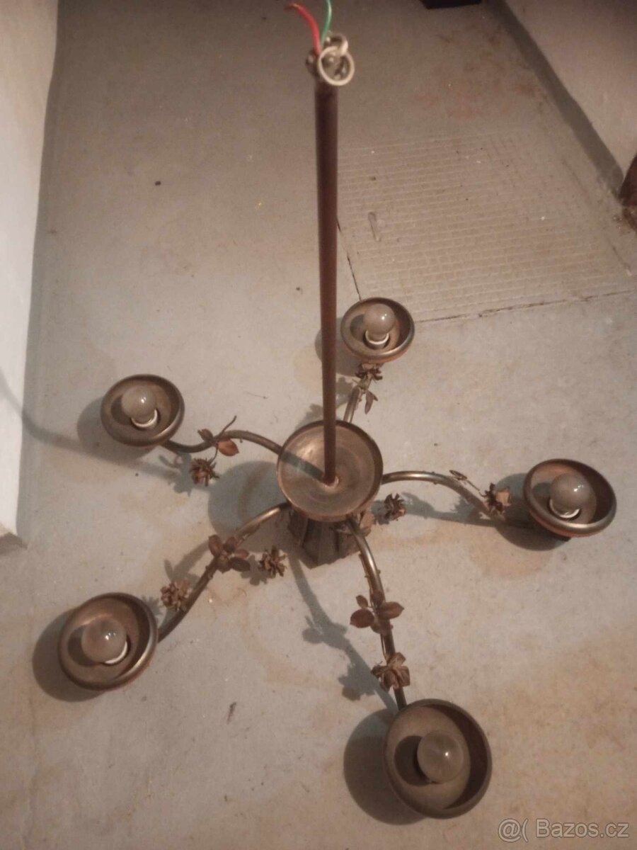 starožitný lustr - 2