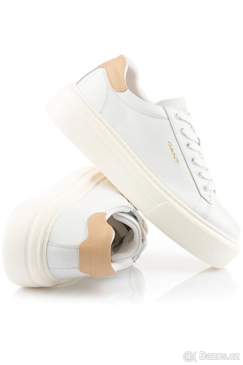 ♥️ Dámské boty / botasky / sneakers / kožené bílé Gant nové - 2