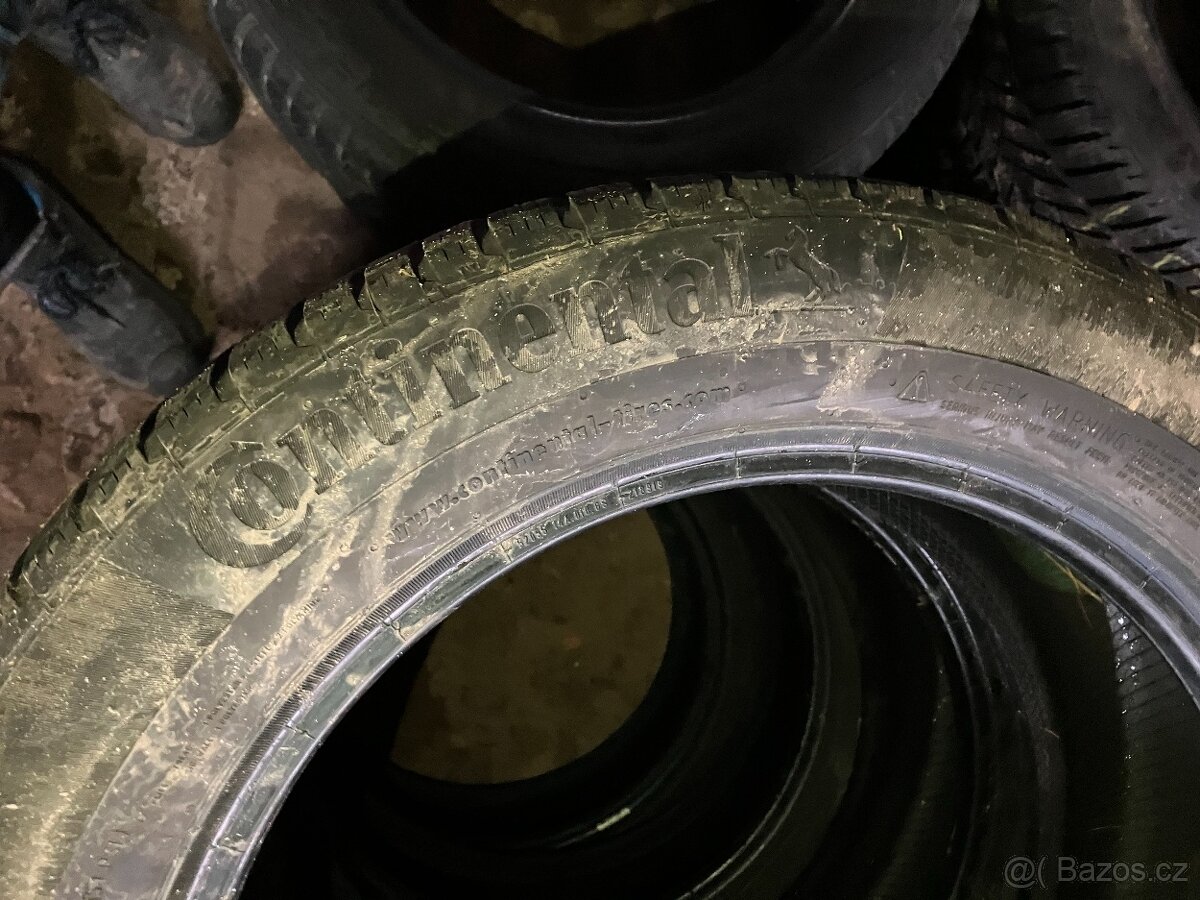 2ks zimní CONTINENTAL WINTERCONTACT 225/55R17 - 2
