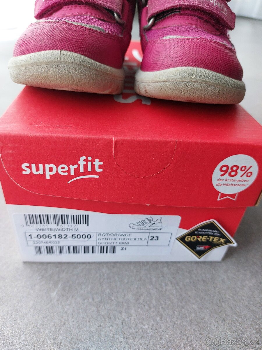 Dívčí celoroční obuv Superfit v. 23 růžová - 2