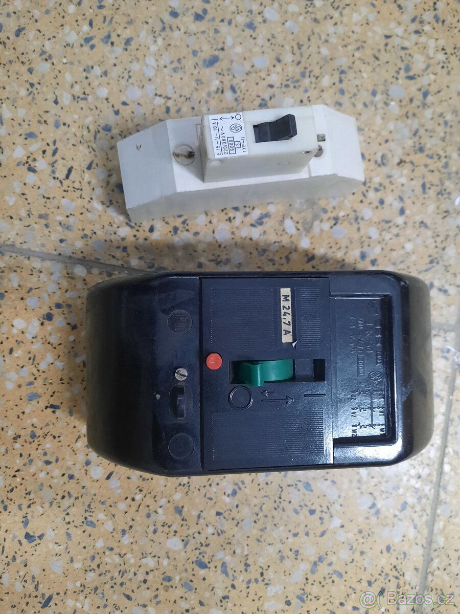 Retro jistič, vypínač - 2