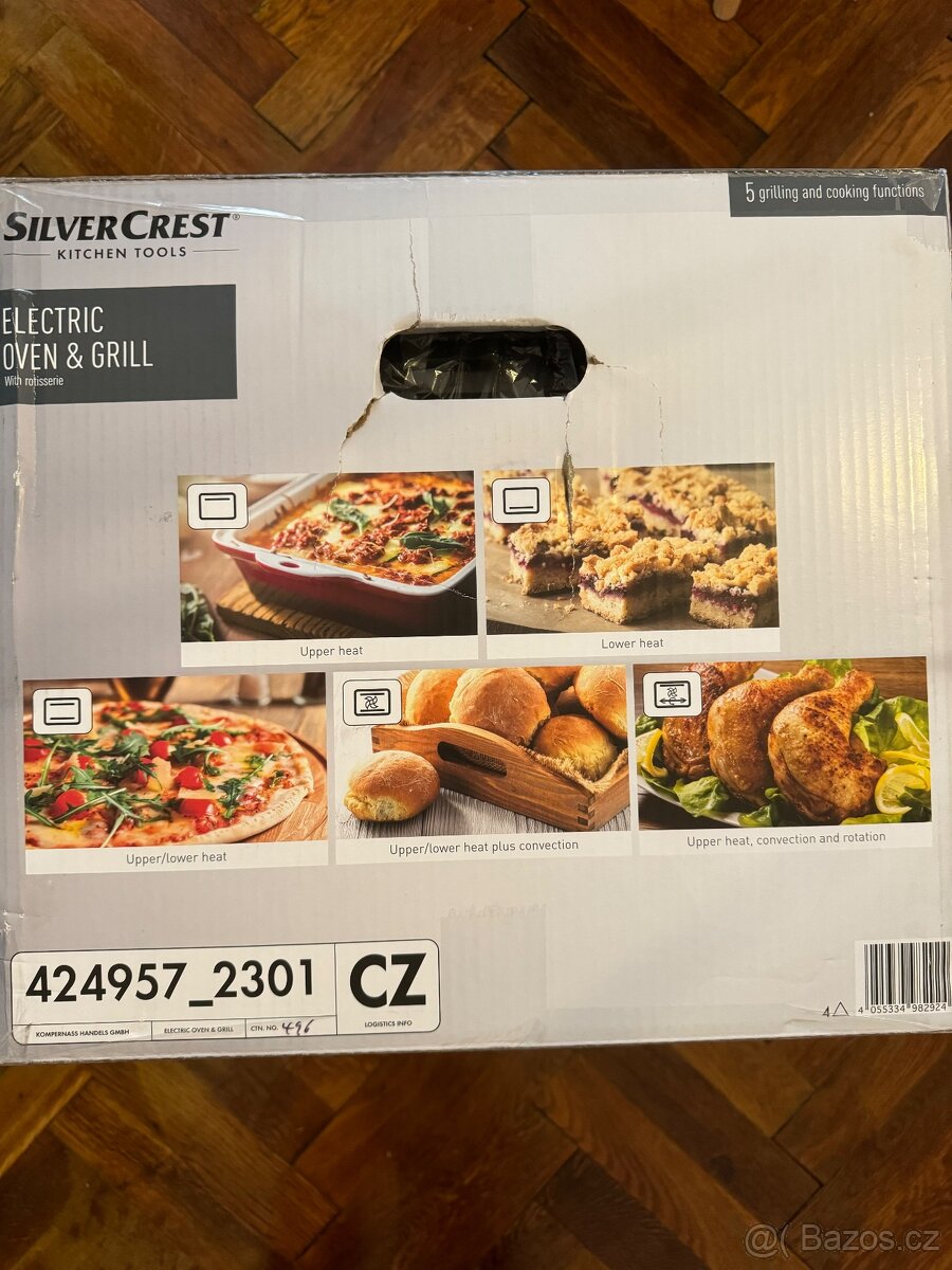 Trouba na grilování a pečení SGBR 1500 D4 nová - 2