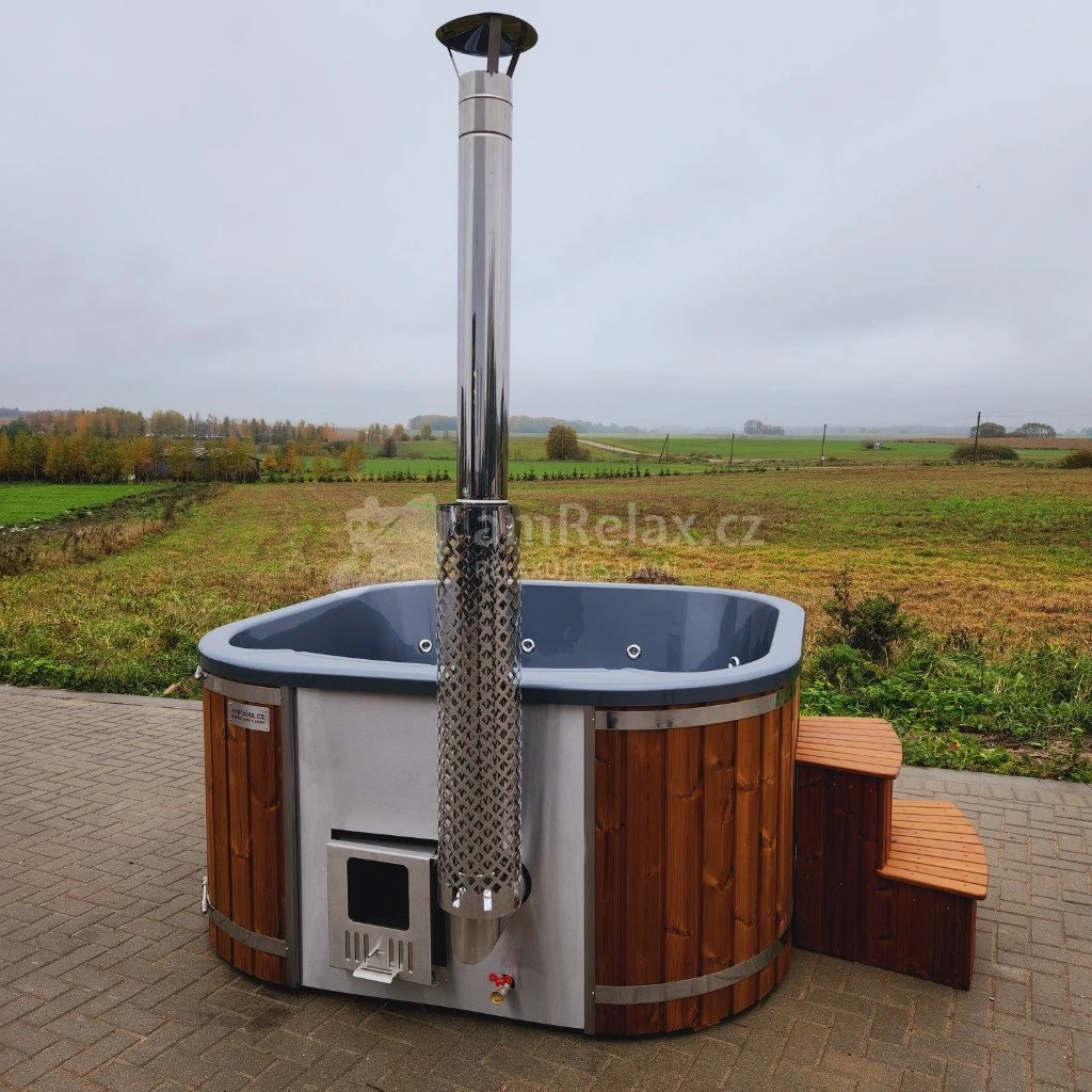 Koupací sud s hydromasážním a aeromasážním systémem - 2