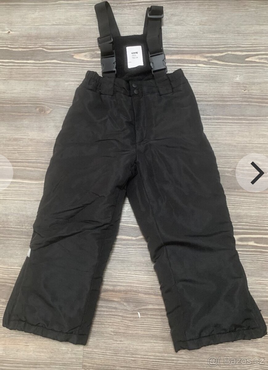 dětské zateplené/lyžařské kalhoty vel. 104. - 2