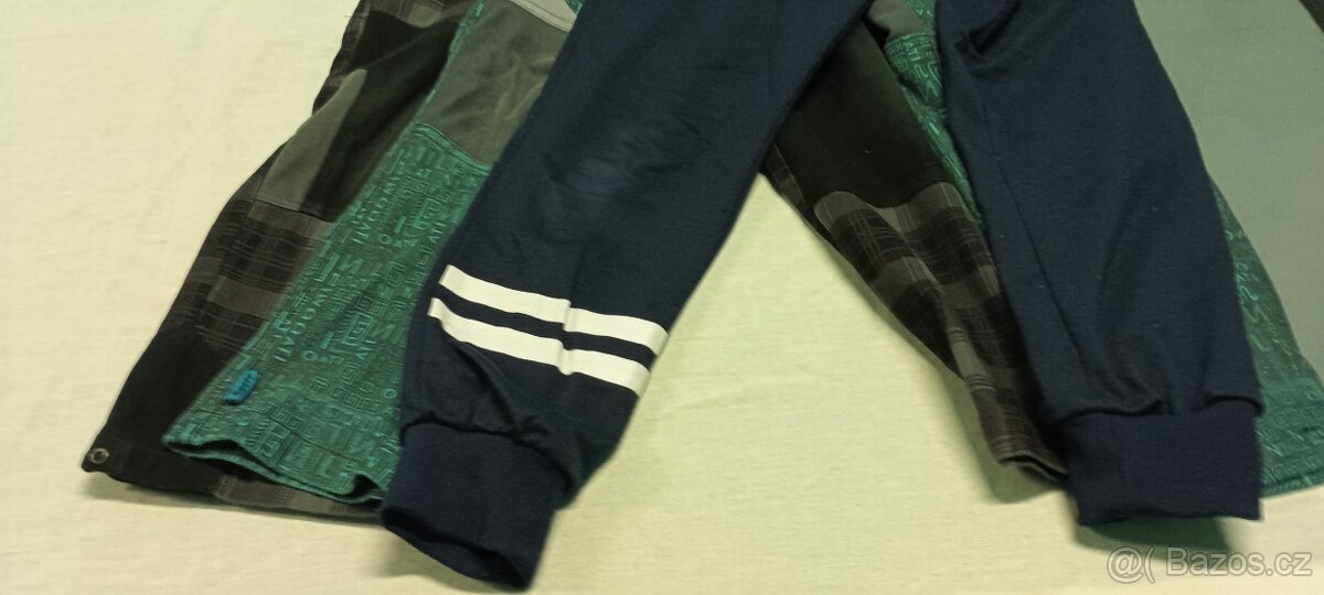 3x kalhoty 122/128 - 2