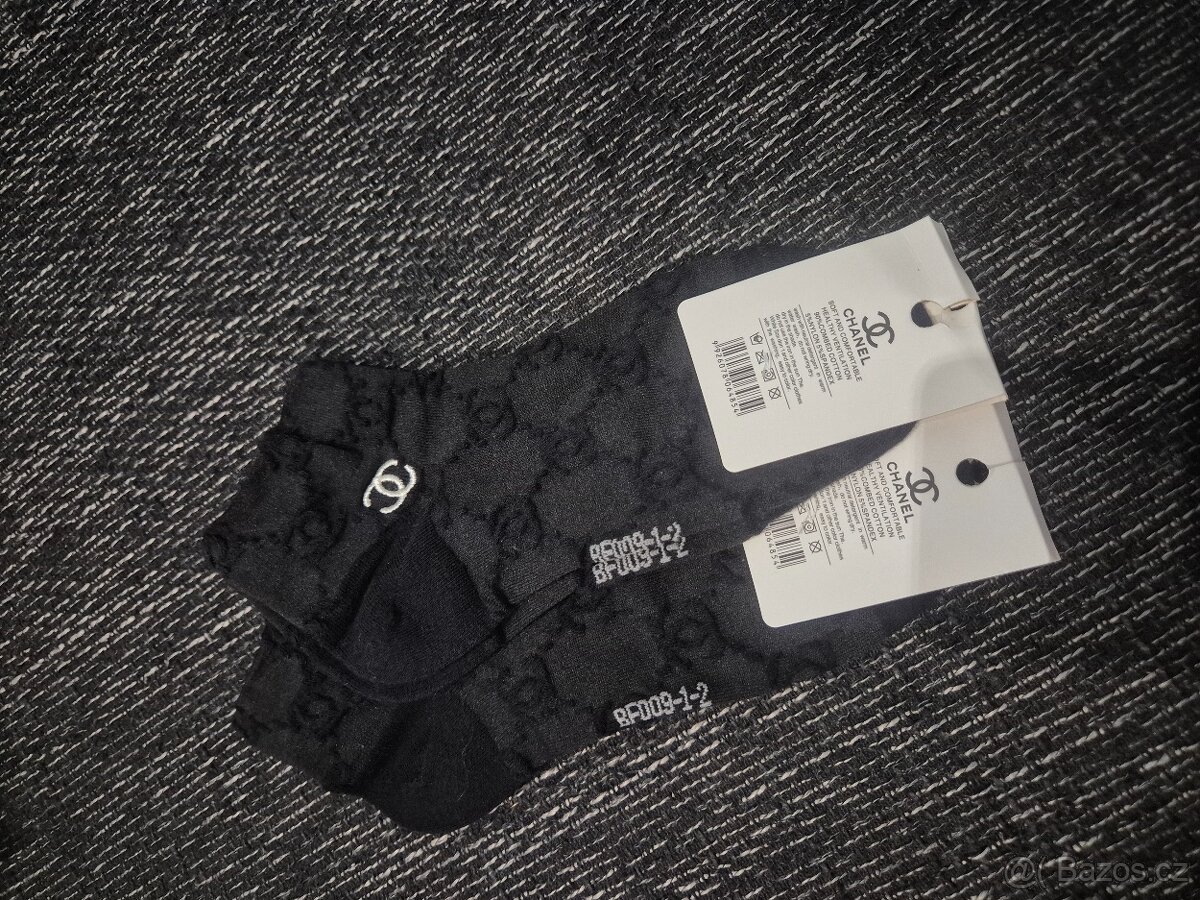 Chanel ponožky černé - 2