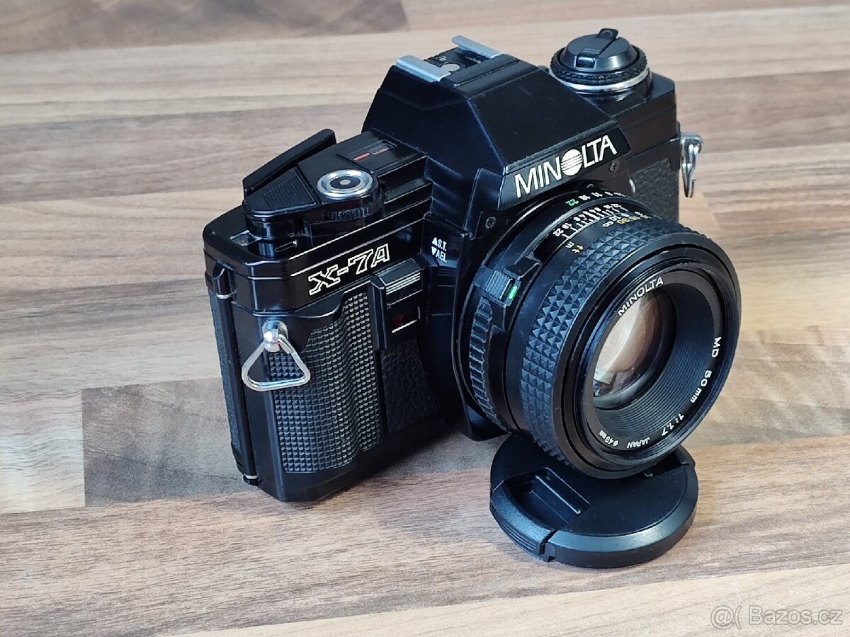 Minolta X-7A + objektiv MD 50/1.7 - 2