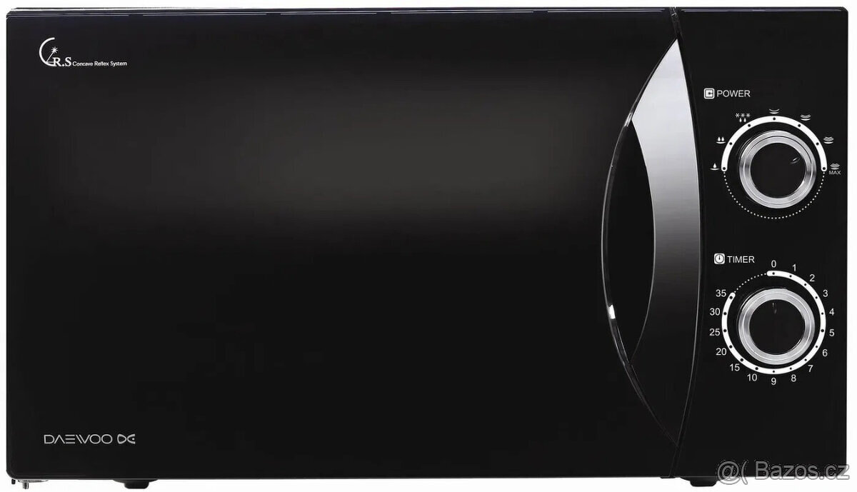 Černá mikrovlnná trouba Daewoo ° jako NOVÁ - 2