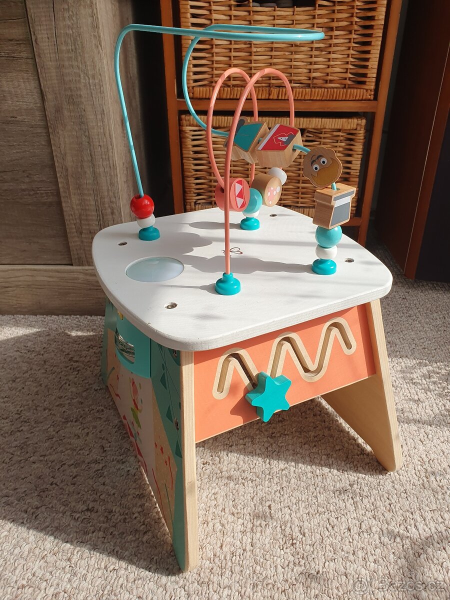 Hape dřevěná aktivity kostka - 2