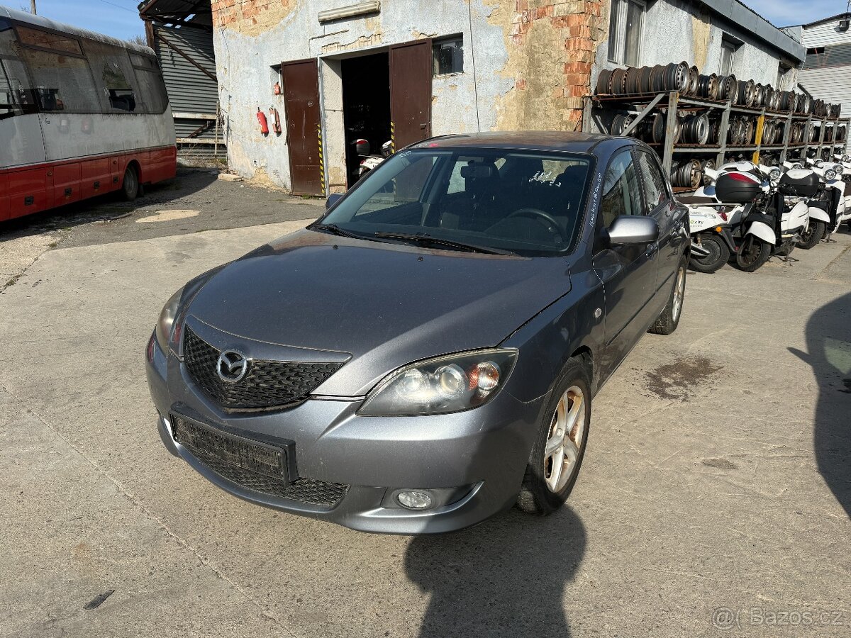 Náhradní díly - Mazda 3 1.6i 77kW r.v. 2004 - 2
