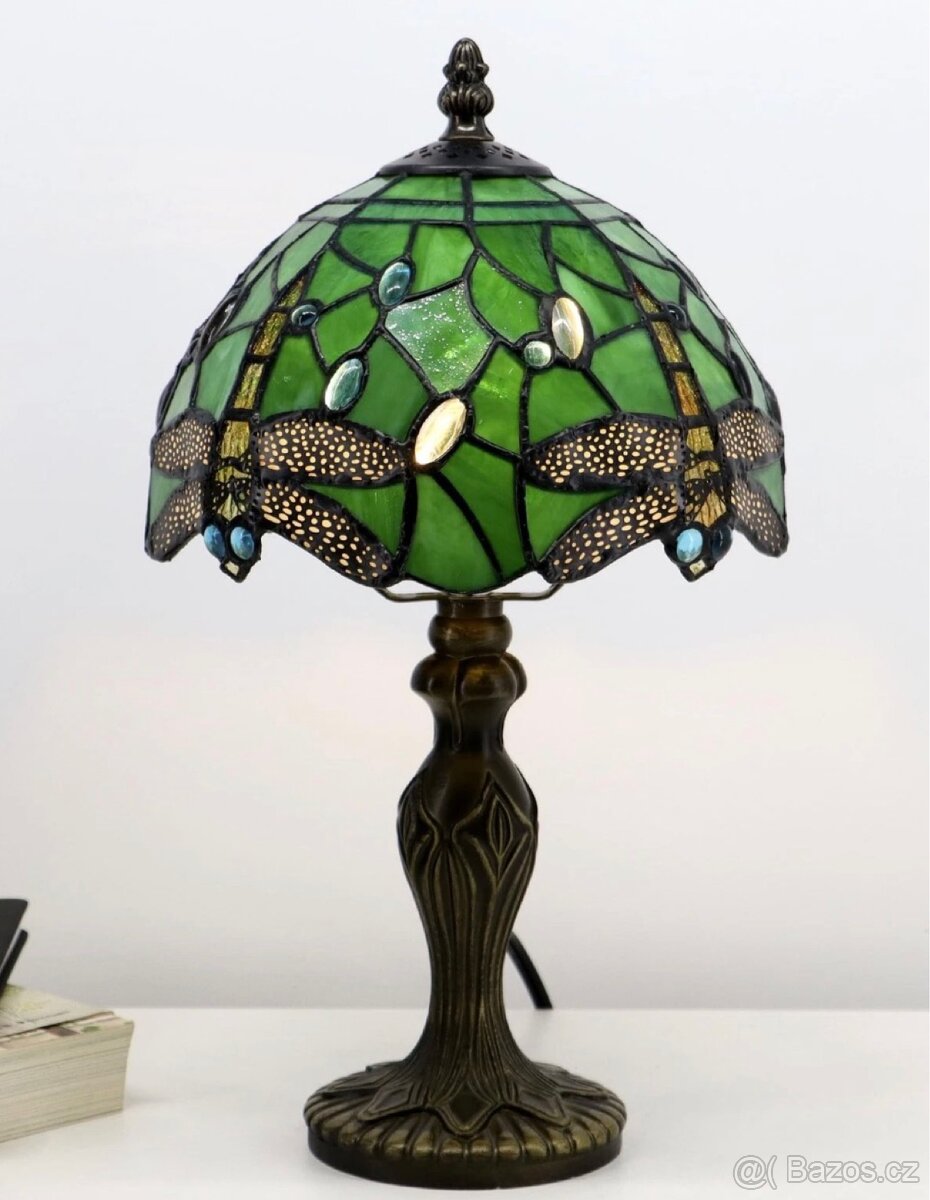 Skleněná lampa antik - 2