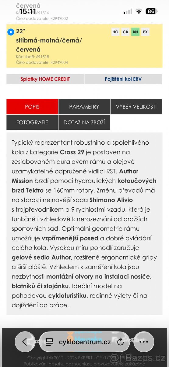 Trekinkové kolo - 2