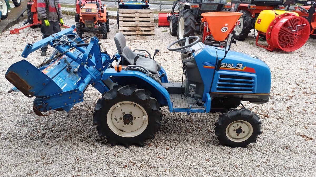 malotraktor Iseki Sial3 s rotavátorem - 2