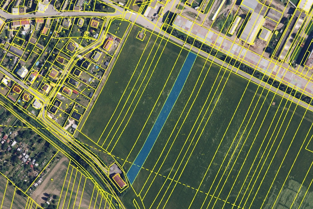 Pole s možným potenciálem výstavby – kú Červenka – 3 829 m2 - 2