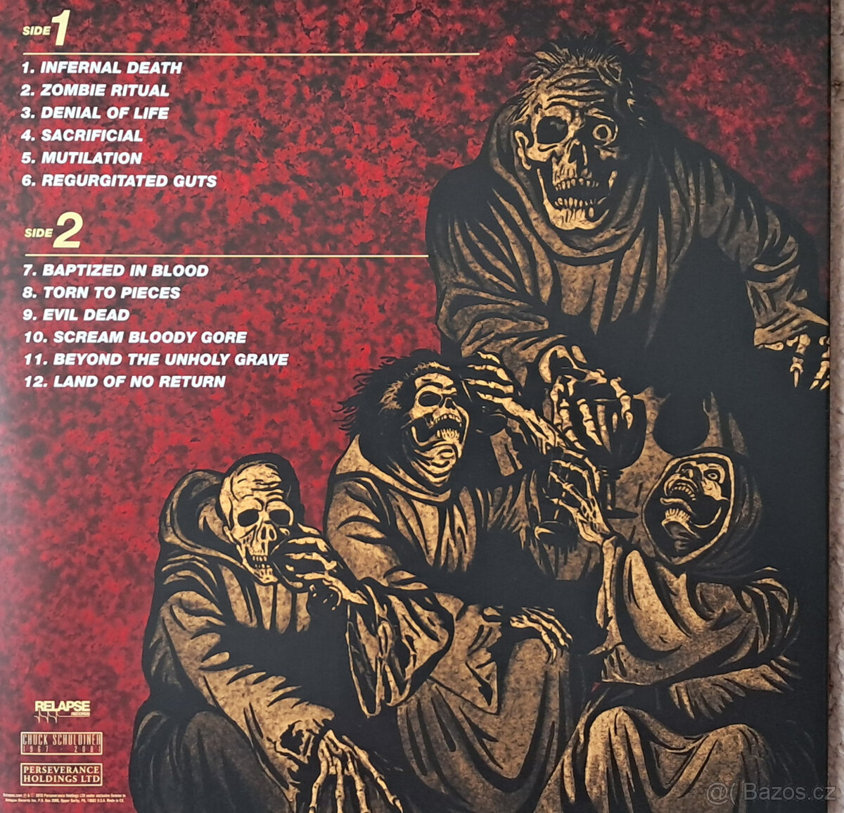 Death-Scream bloody gore 1987/2016 LP - 2