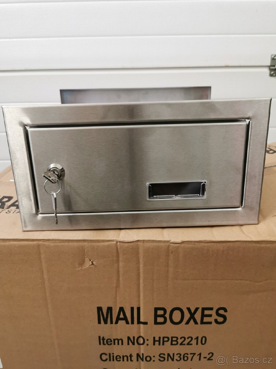Poštovní schránka nerez - 2