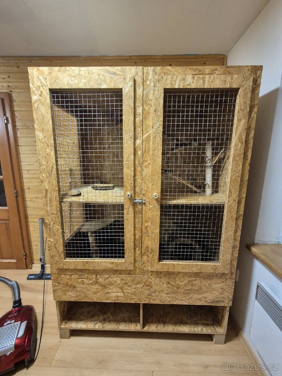 Klec pro činčily, osmáky (hlodavce) - 2