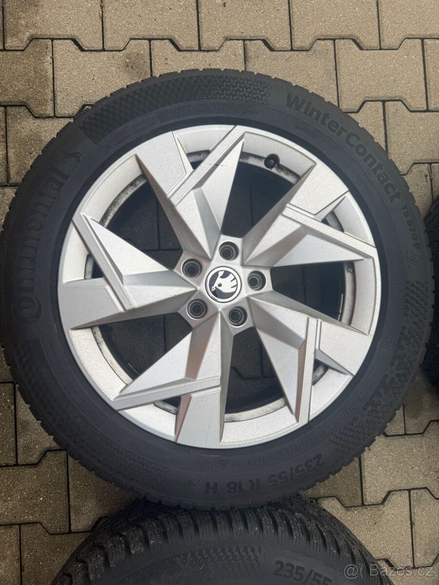 Zimní sada ALU 5x112 235/55 r18 PNEU CONTINENTAL - 2