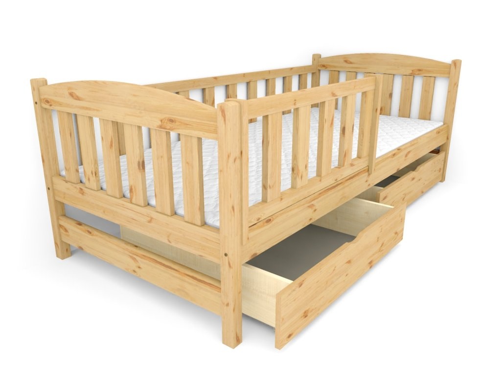 Postel z masivu 90×200 - 2