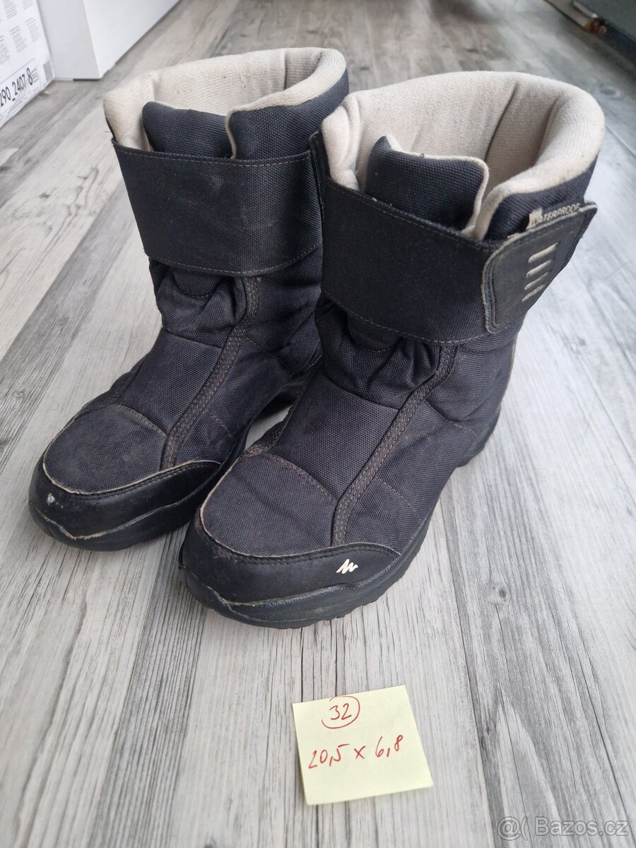 Zimni detske boty vel. 32- 37 - 2