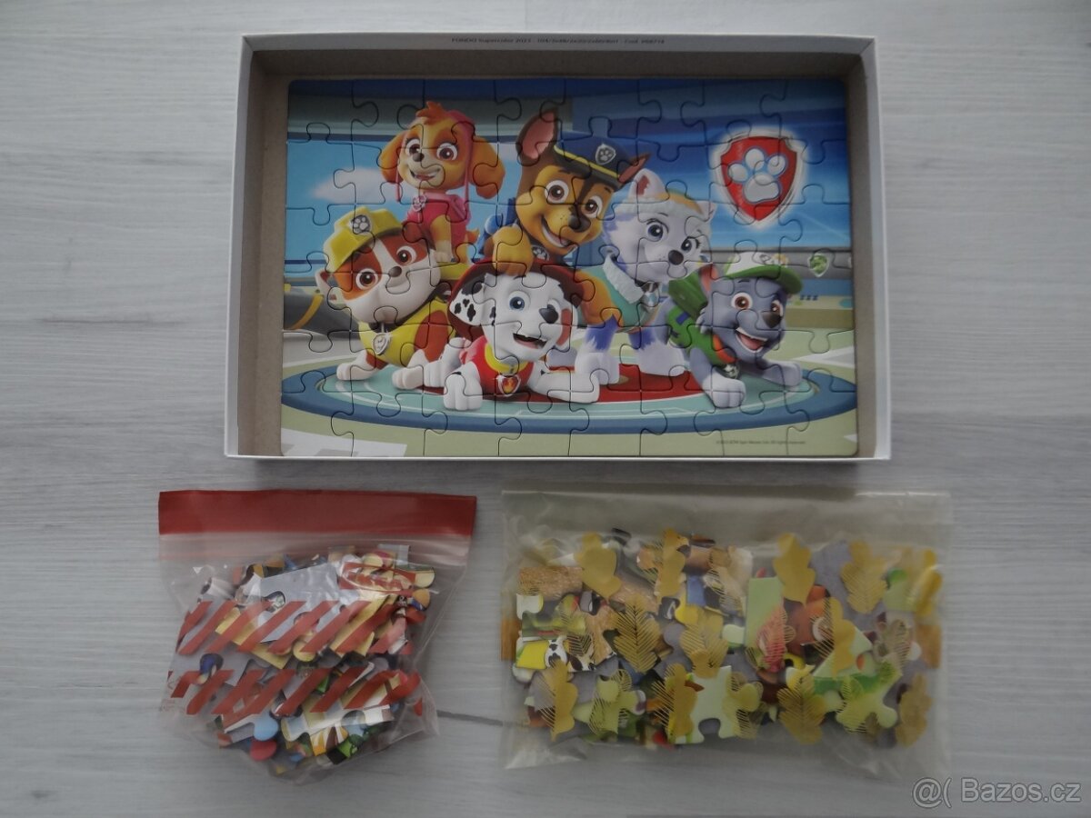 Puzzle Clementoni Tlapková patrola 3 x 48 - 2