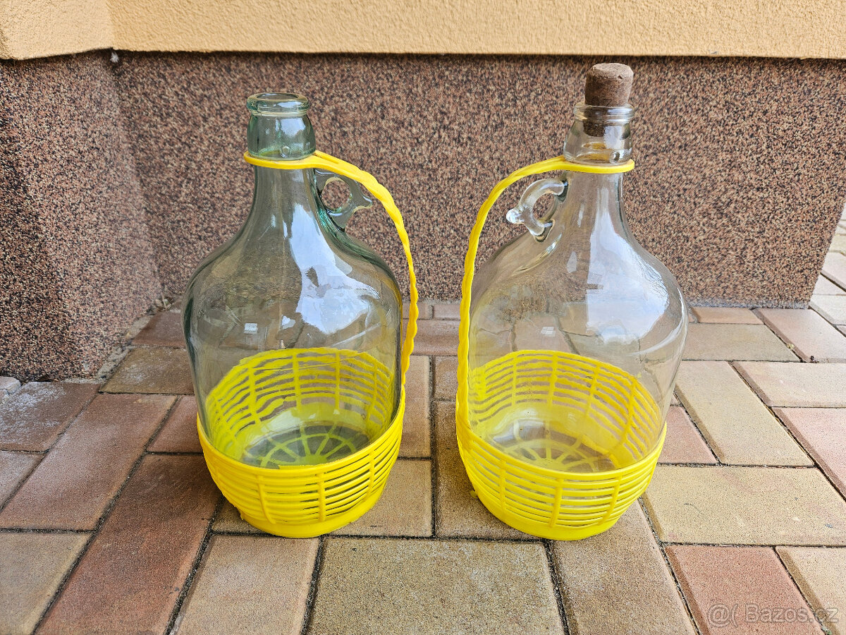 Demižon 5l - 2ks - 2