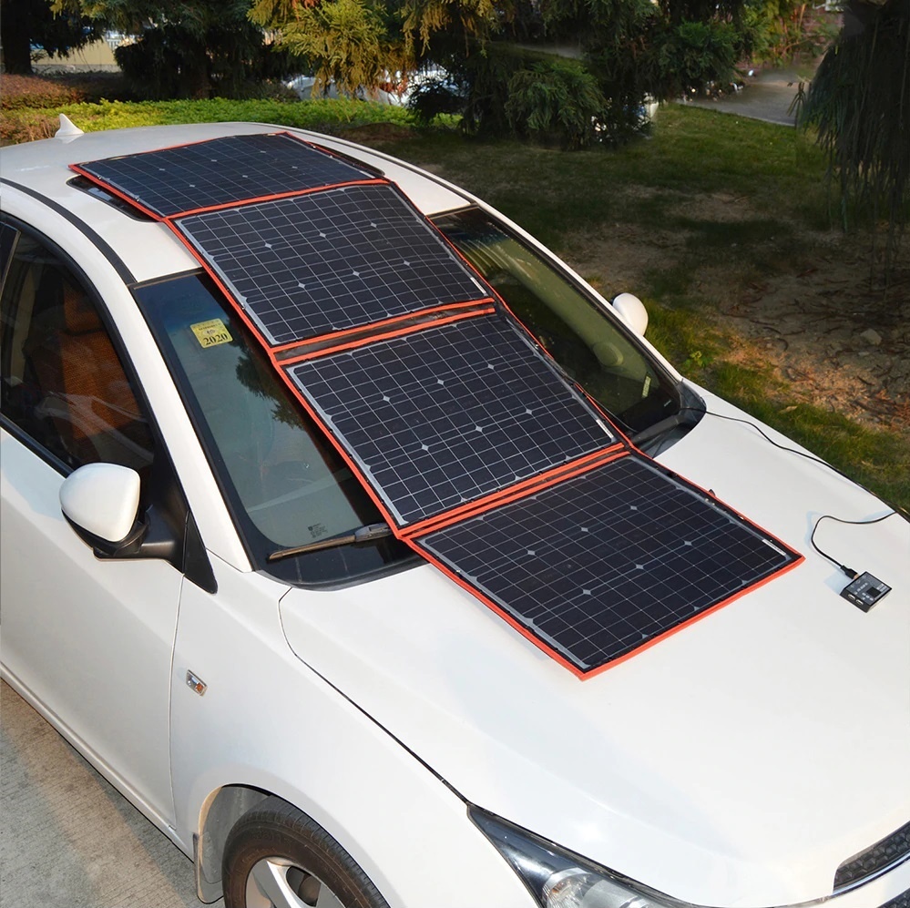 Solární nabíjecí skládací panel flexibilní 220W - 2