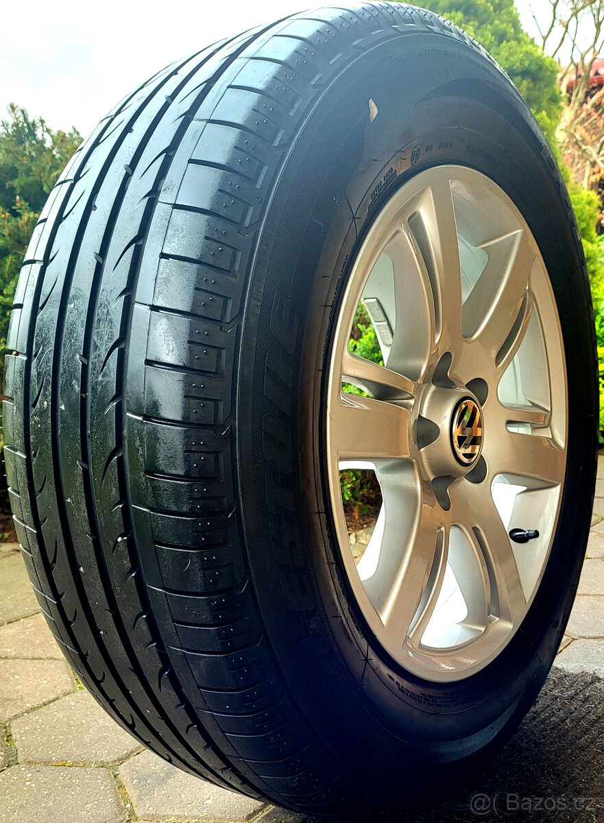 alu R17 5x120 orig. VW Amarok, T5 (+pneu Bridgestone 245/65)