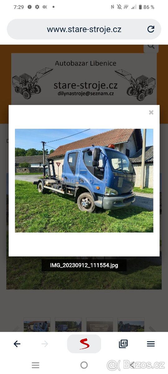 Daewoo Avia D90 nosič kontejnerů dvojitá kabina - 2