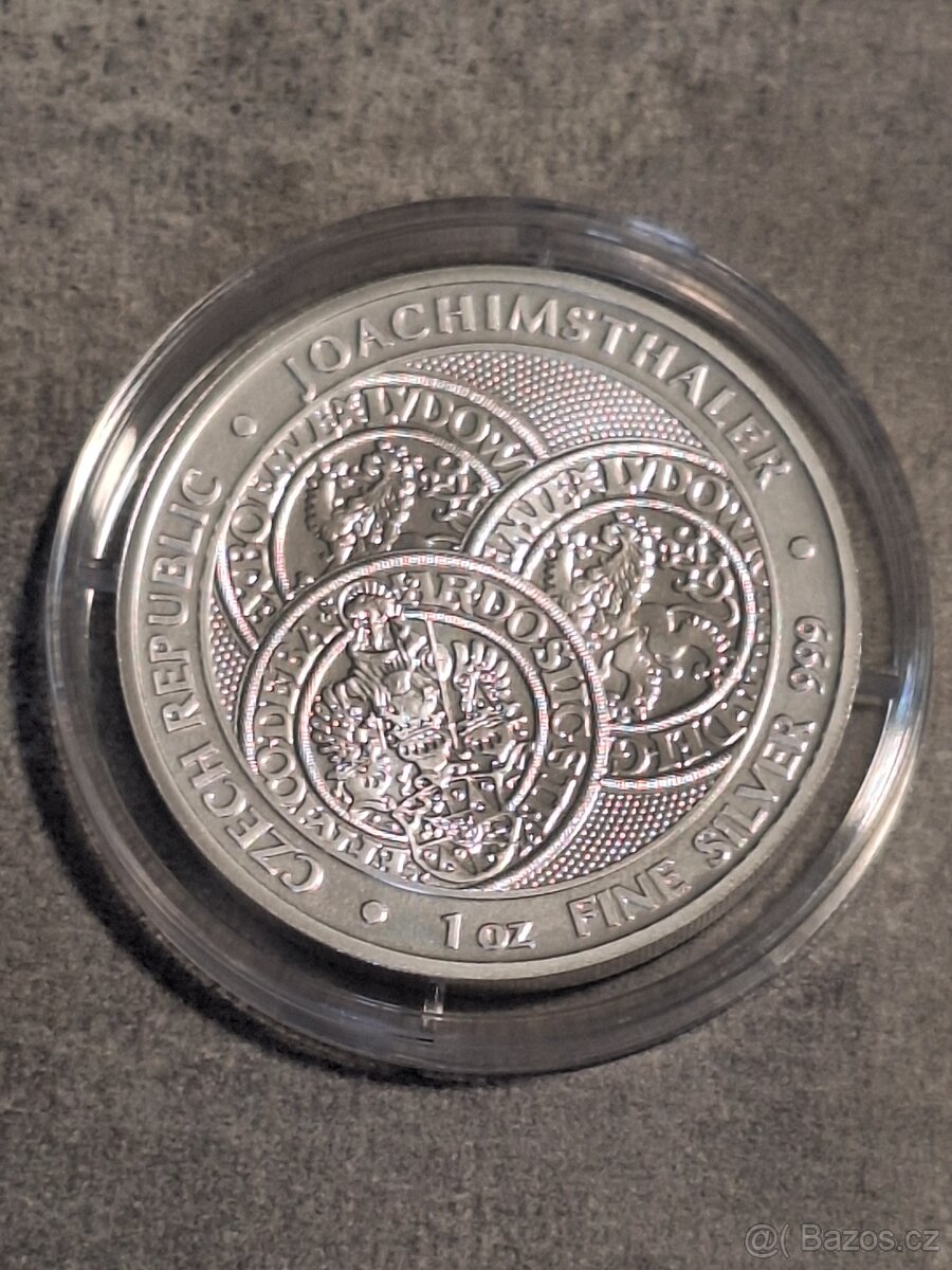 Stříbrná 1oz investiční mince Tolar 2023 - 2