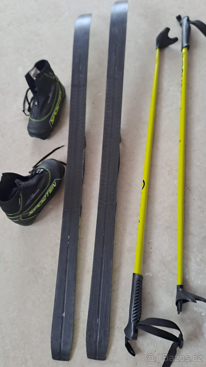 Dětské lyže + boty + hůlky - 2