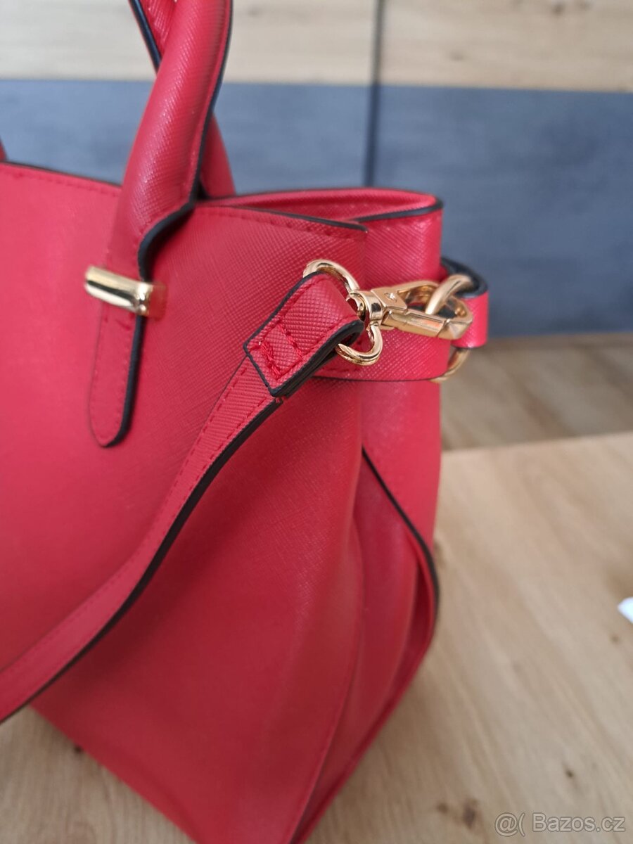 Růžovo-červená kabelka - 2