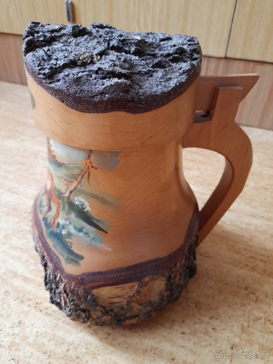 dřevěný džbán - 2