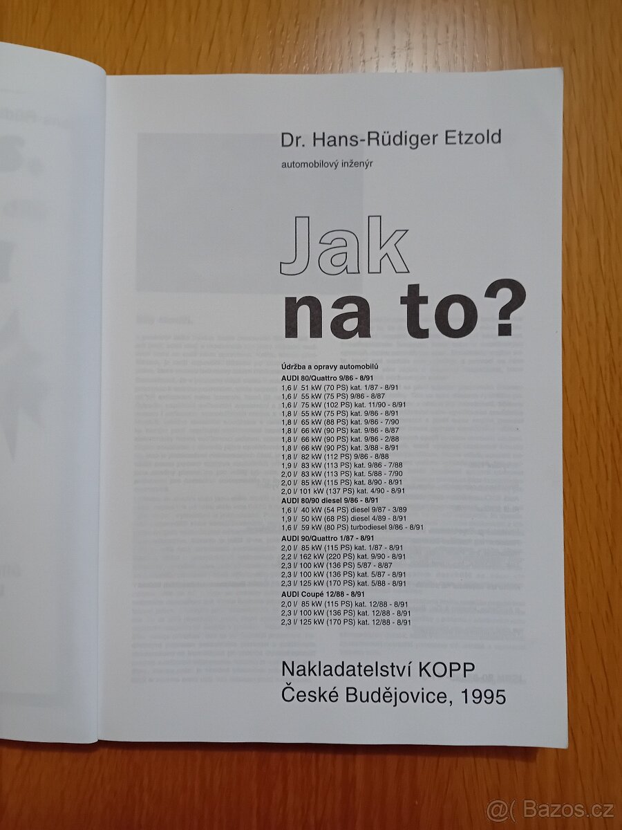 Jak na to – AUDI 80/90 - 2