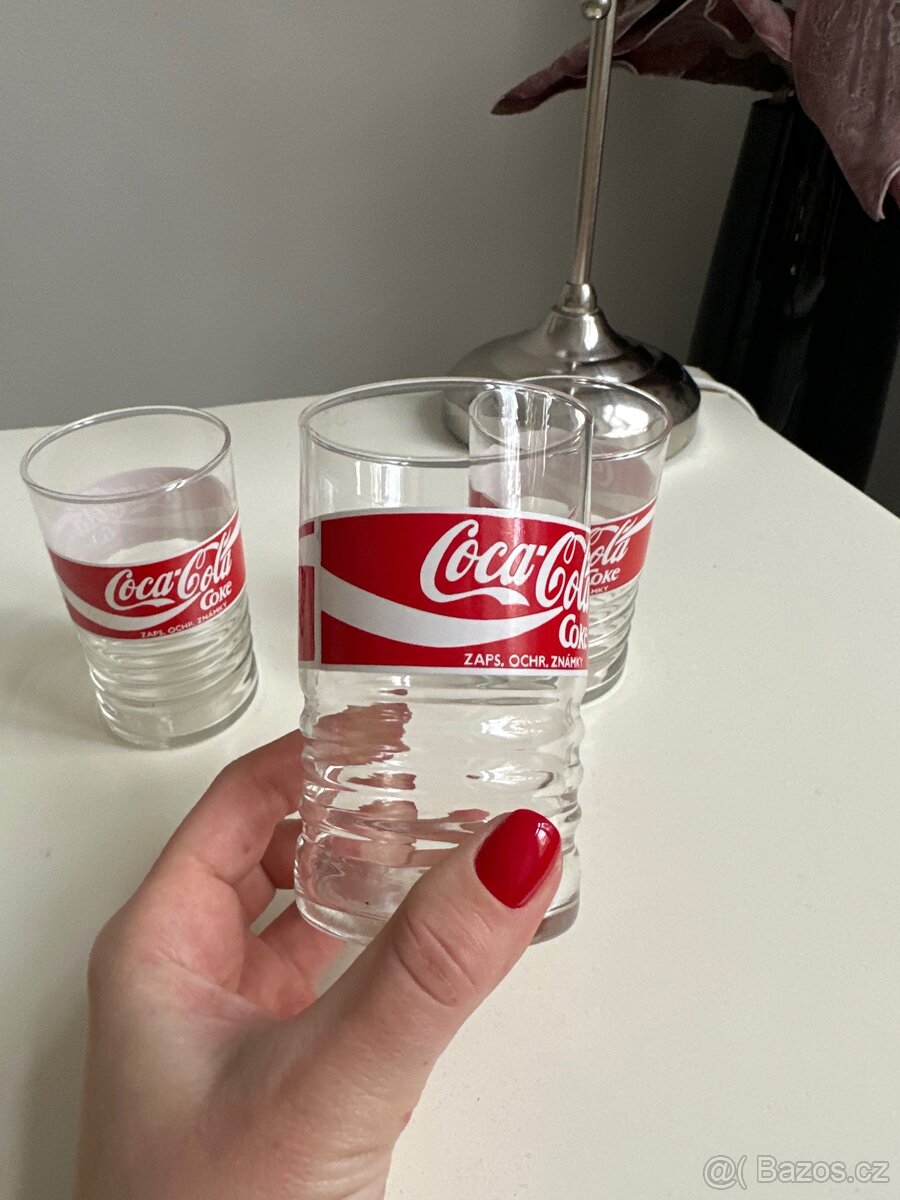 Retro sklenice Coca Cola - 2