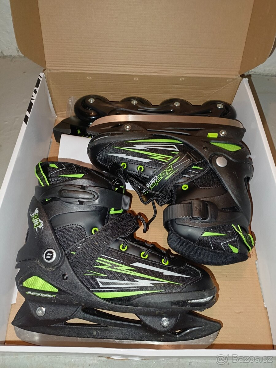 Dětské brusle 37-40 2v1 - 2