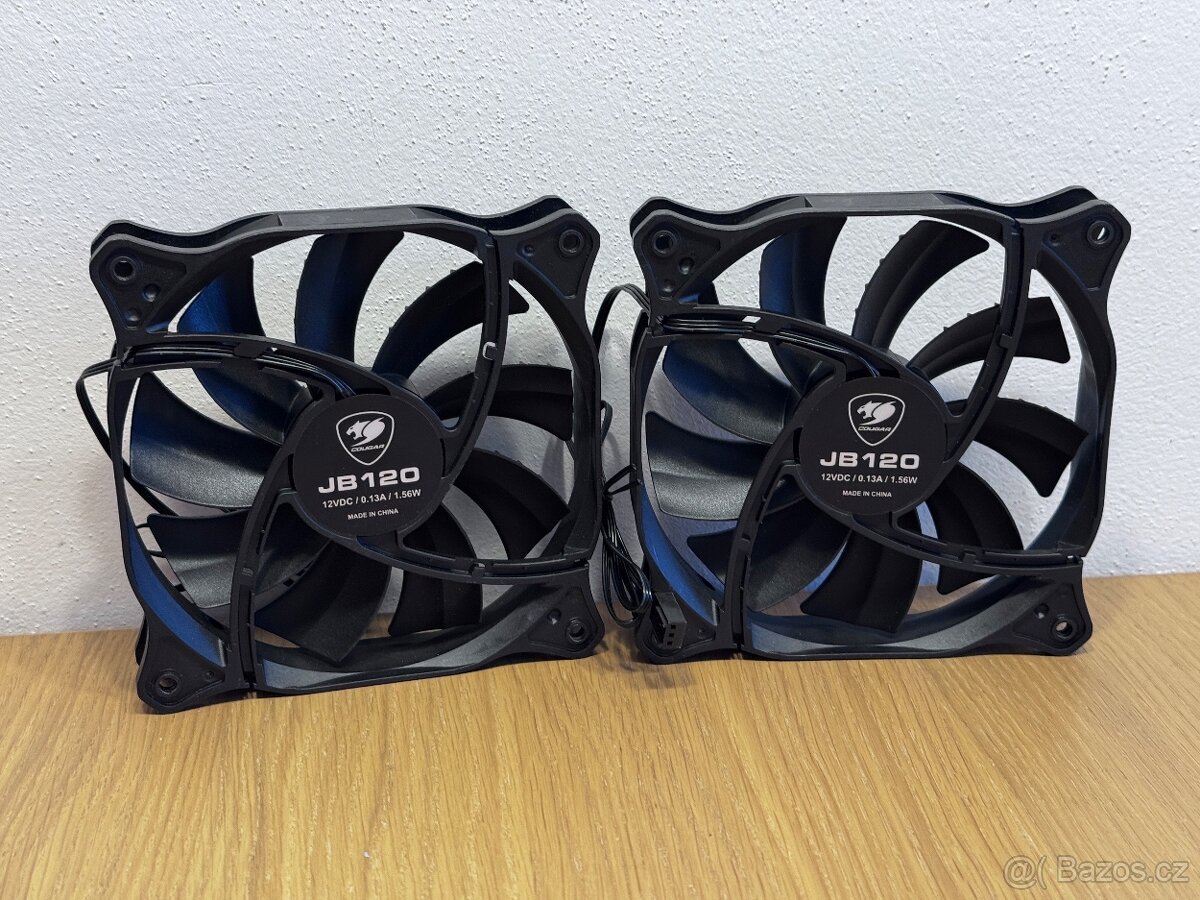 COUGAR JB120 ventilátor 12V / 3-pin 120mm (2ks) - 2