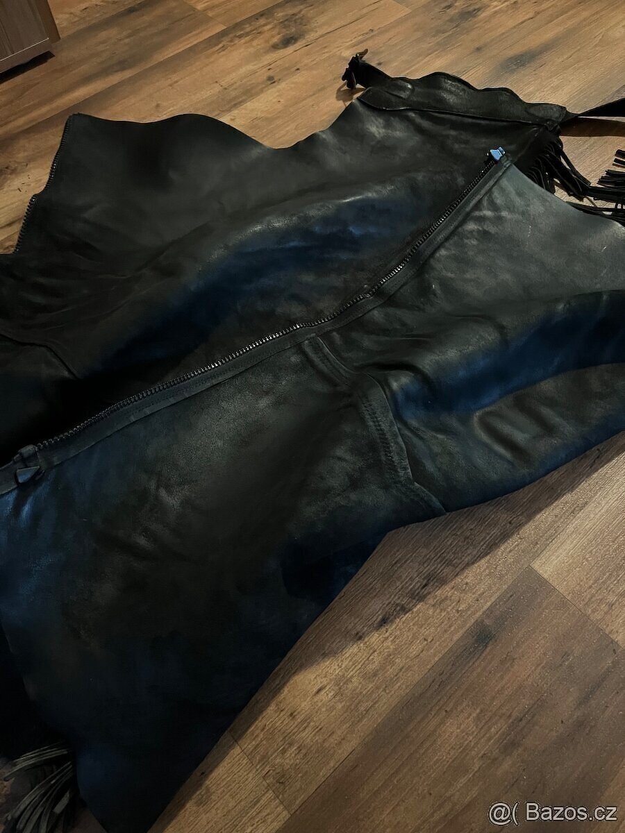 Westernové kožené chapsy - 2