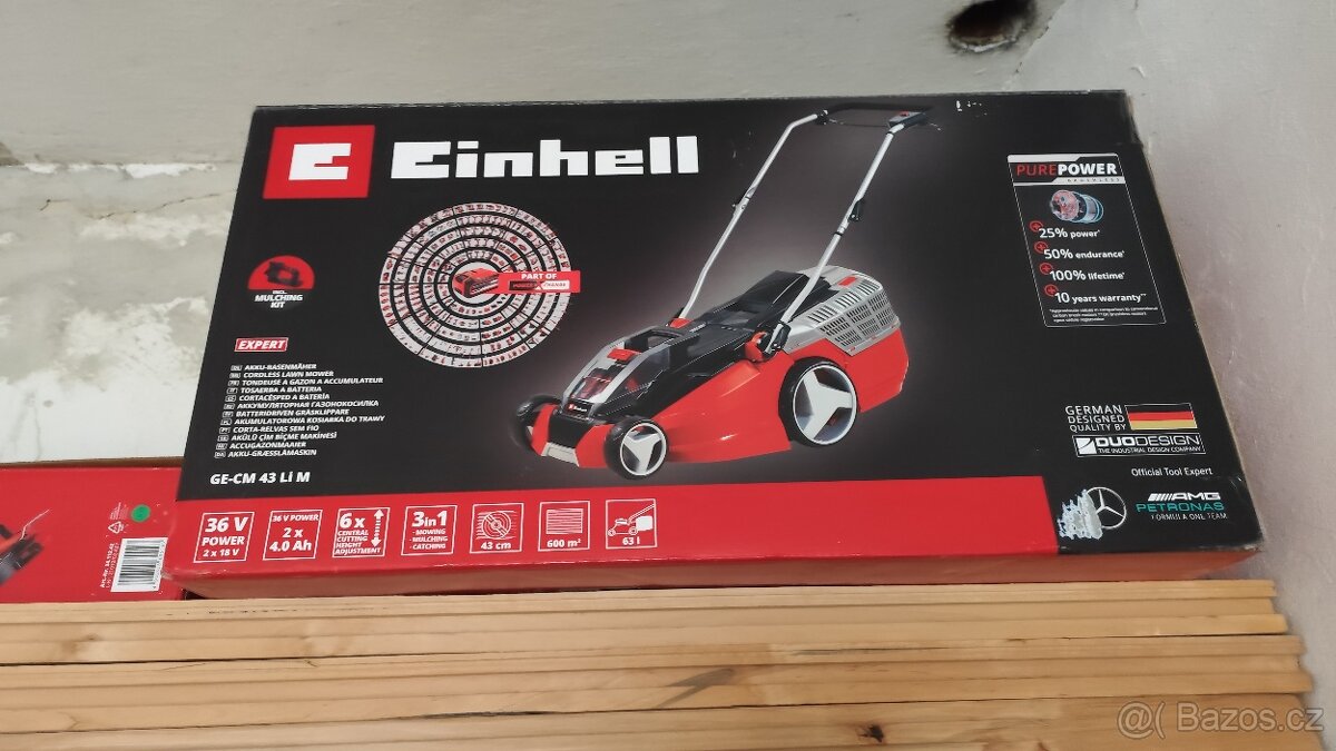 Akumulátorová sekačka Einhell GE-CM 43 Li M Kit - 2