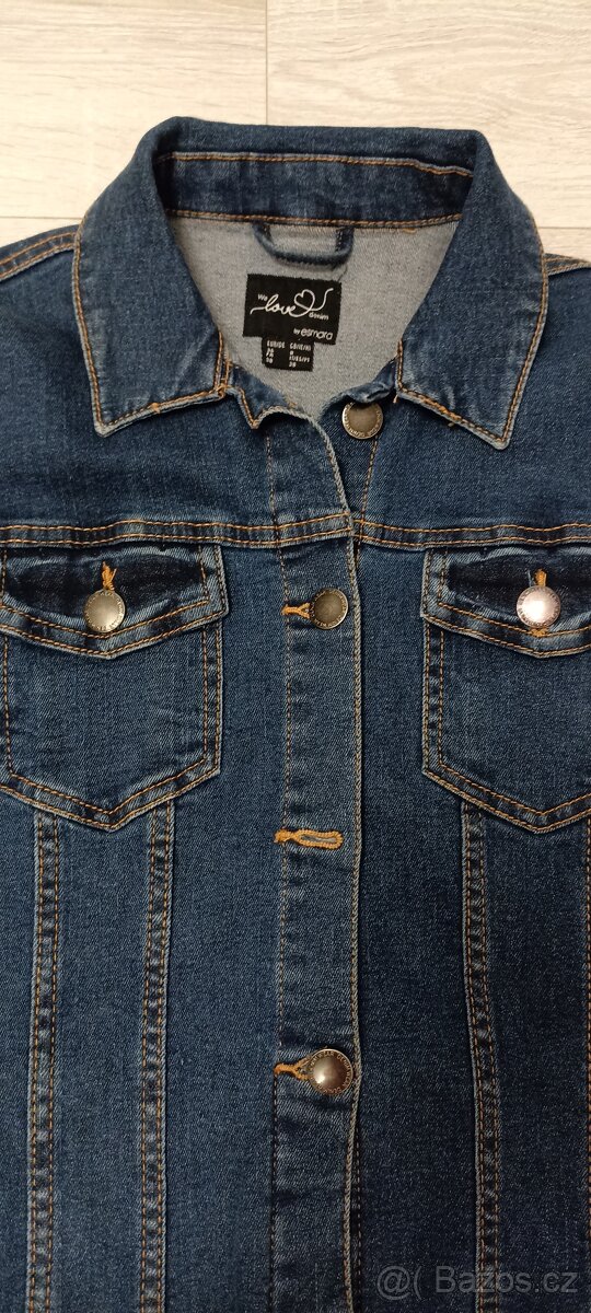 Bunda dámská džínová vel.36 - 2