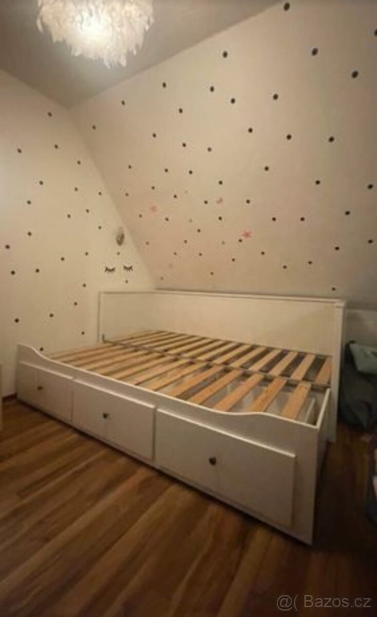 Postel s 2 matracemi IKEA HEMNES - 2