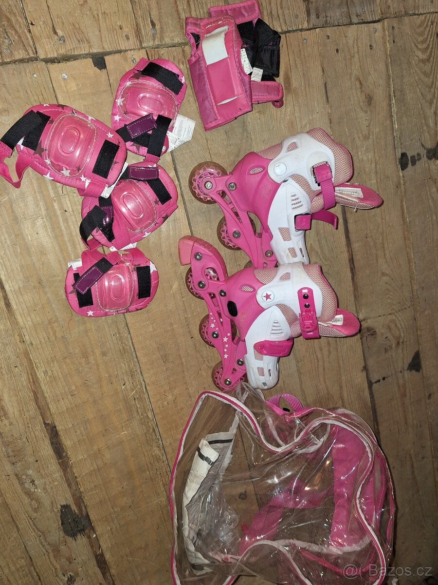 Prodám dětské nastavitelné kolečkové brusle - 2