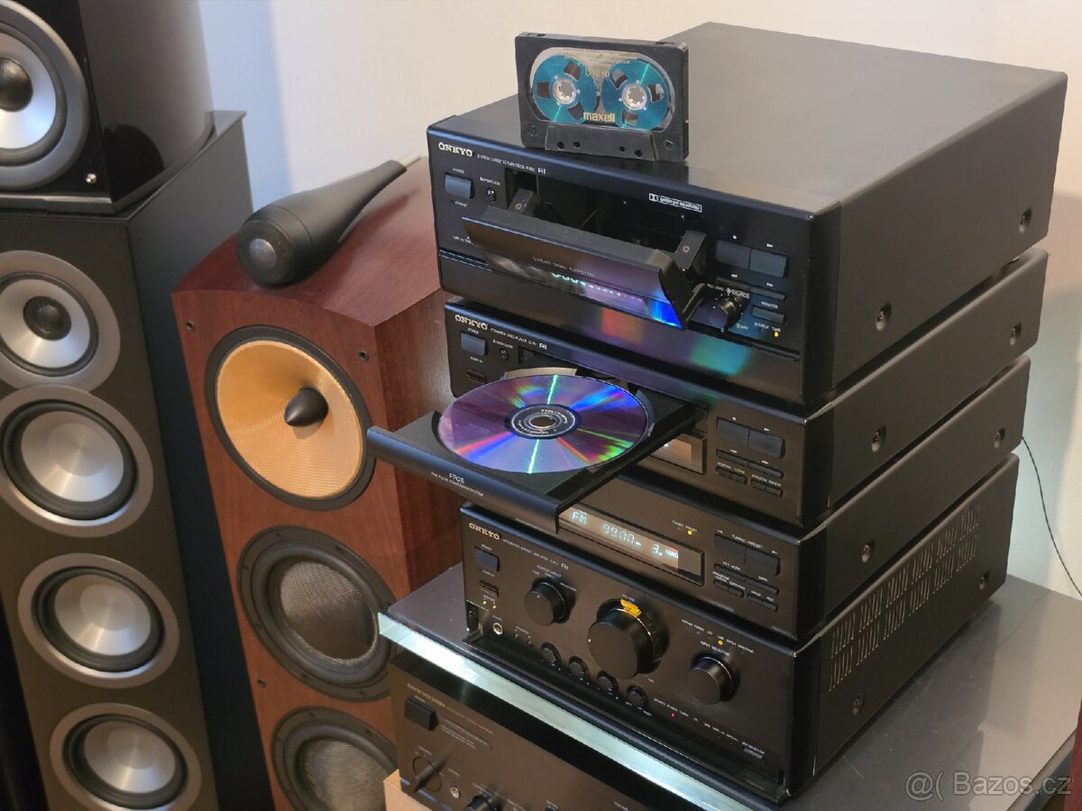 HiEnd midi vĕž ONKYO zes,tuner,mgf,cd, 1.maj, garance - 2