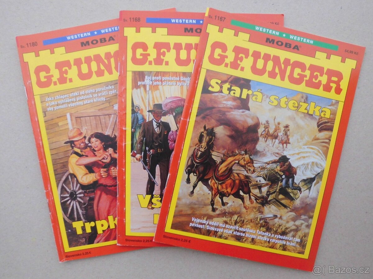 ZANE GREY:9 románů+Colorado Western+G.F.Unger a další - 2